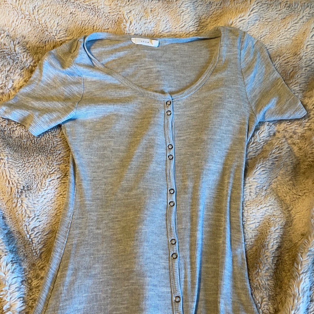 Grey Maxi Tshirt Dress